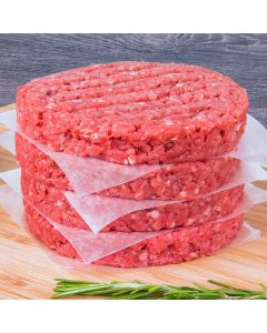 4 Sirloin Burgers Gluten Free - AAA, grass fed