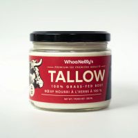 WhoaNelly’s Grass-Fed Beef Tallow 300g Jar – Premium Canadian Cooking Fat