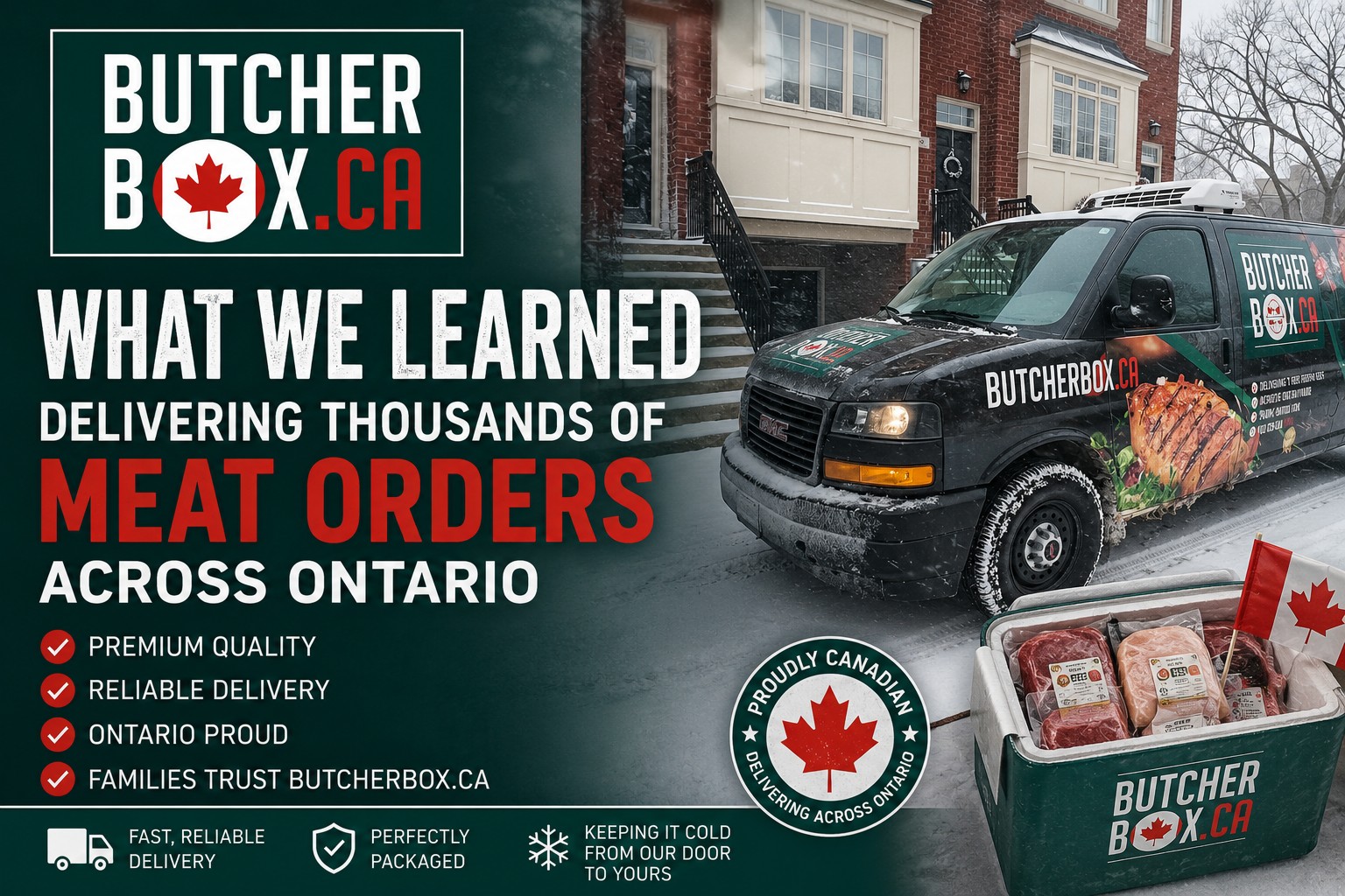 What We Learned Delivering Thousands of ButcherBox.ca Orders Across Ontario