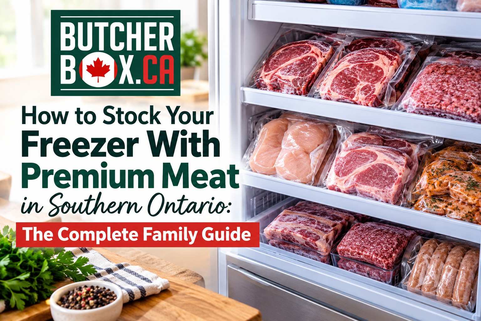 How to Stock Your Freezer With Premium Meat in Southern Ontario: The Complete Family Guide