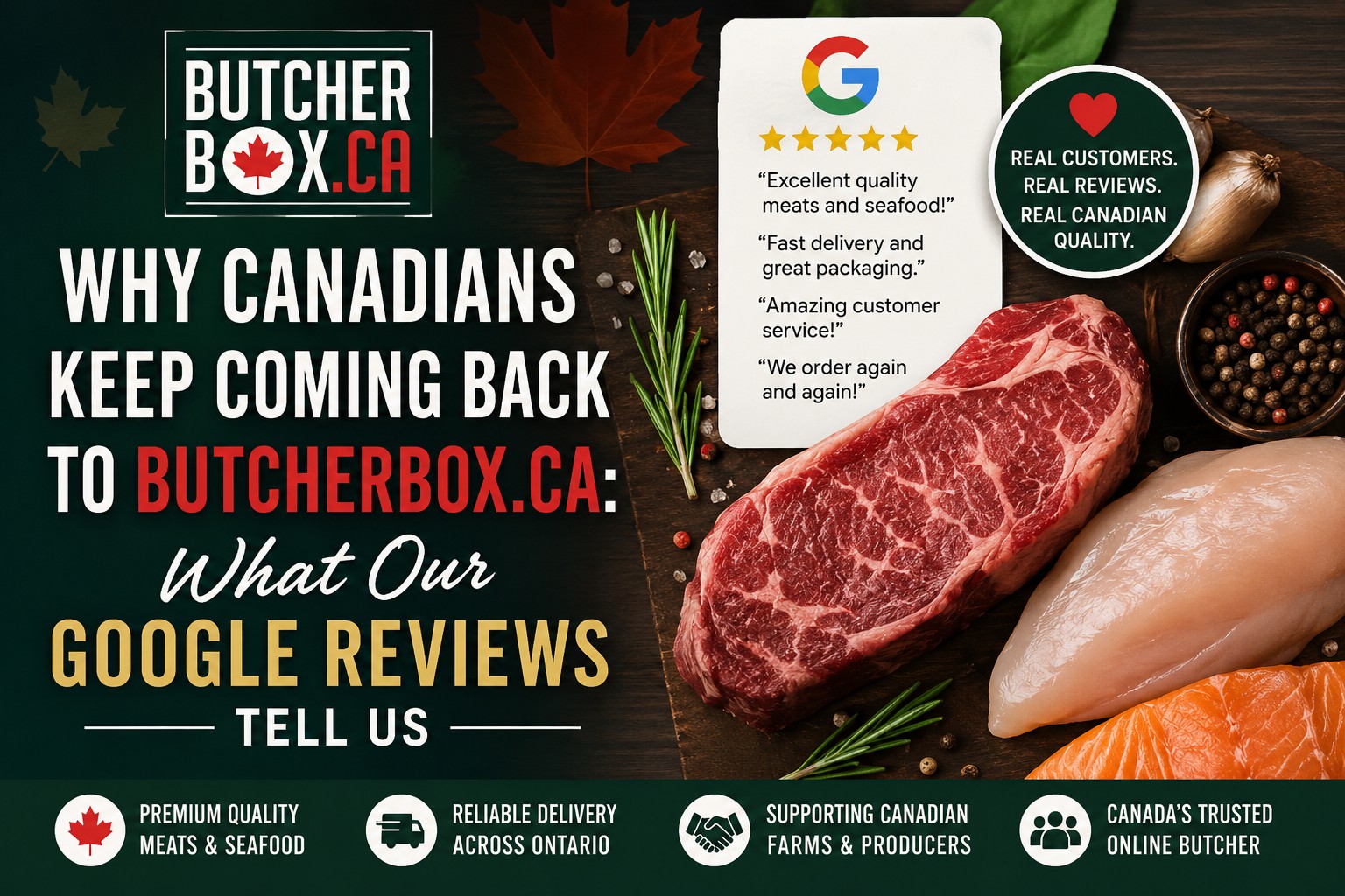 Reviews from real ButcherBox.ca customers