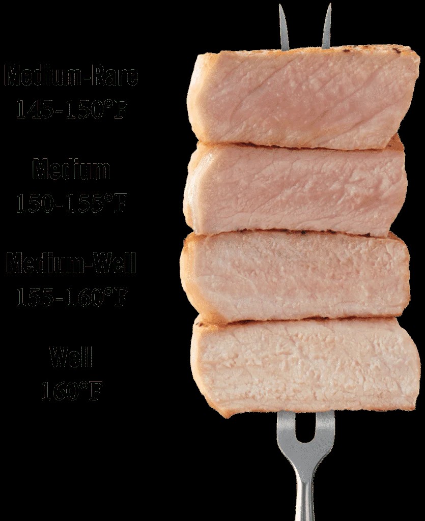 safe pork temperatures