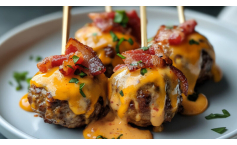 Bacon Cheeseburger Meatballs
