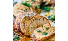 Baked Garlic Pork Tenderloin
