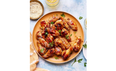 Baked Honey Garlic Healthy Chicken Wings