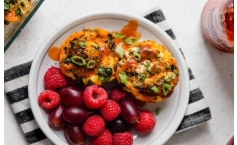 Buffalo Chicken Egg Muffins