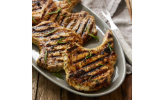 Grilled Pork Chops with Rosemary Dijon Marinade