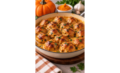 Pumpkin Chicken Meatballs 