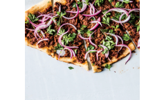 Spicy Lamb Pizza