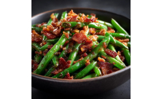 Bacon and Brown Sugar Green Beans