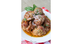 Crock Pot Cheese Stuffed Turkey Meatballs