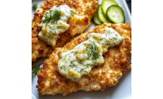 Crispy Dill Pickle Parmesan Chicken