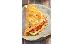 Keto Bacon and Egg Quesadilla