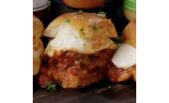 Garlic Parmesan Meatball Sliders