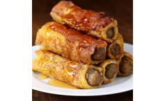 Breakfast Sausage French Toast Roll-Ups 