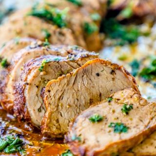 Baked Garlic Pork Tenderloin